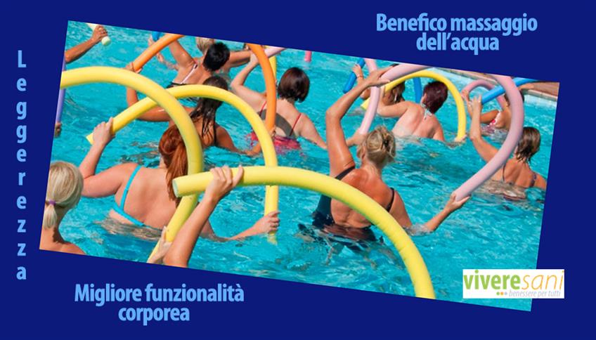 Movimento e allegria con l'acquagym Movimento e allegria con l'acquagym